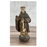 18th Century Spanish Colonial Santos of a Friar