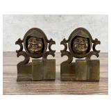 Bronze History of California Bookends
