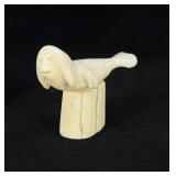 Alaskan Inuit Eskimo Carved Ivory Sedna