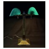 Emeralite Double Student Bankers Partner Desk Lamp