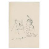 Ace Powell Little Indian Drawing