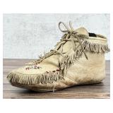 Native American Indian Single Beaded Moccasin