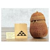 Vera Ryerson Yurok Indian Tobacco Basket