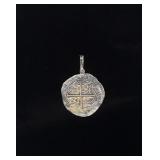 Mel Fisher Atocha Silver 8 Reales Coin Pendant