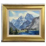 Quita Charlyne Pownall Solitude Wyoming Painting