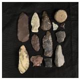 Ancient Native American Indian Stone Tools