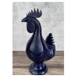 Edwin Meaders Folk Art Pottery Cobalt Rooster