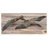 Aluminum Ducks in Flight Wall Sculpture