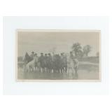 Crow Indians on Horseback Montana Photo