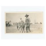 Crow Indian and YMCA Boy Crow Agency Montana Photo