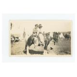 Frank Top of the Tipi Crow Indian Montana Photo