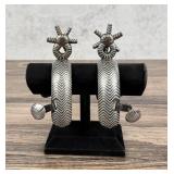 Antique Mexican Silver Inlaid Charro Cowboy Spurs