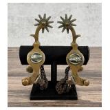 North & Judd Hercules Bronze Horse Head Spurs