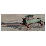 Salesman Sample Child Toy Size Buckboard Wagon