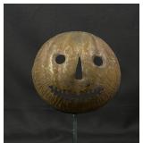 Antique Halloween Tin Pumpkin Head Parade Lantern