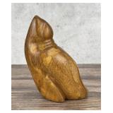 Sharon Spencer Inuit Soapstone Seal Carving