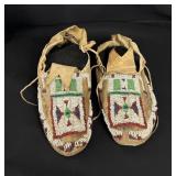 Cheyenne Native American Indian Beaded Moccasins