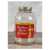Golden West Cowgirl Coffee Jar