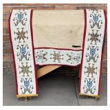 Sioux Native American Beaded Saddle Blanket