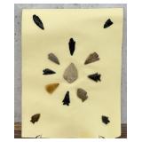 Ancient Native American Indian Stone Arrowheads