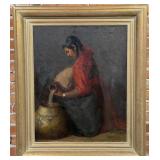 Amedee Joullin Filling The Olla Painting