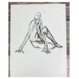 Janet Elizabeth Turner Nude Sketch