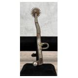 August Buermann Silver Inlaid Cowboy Spur