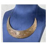 Plains Native American Indian Copper Gorget