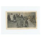 Crow Indian Girls in Elk Tooth Dresses Photo