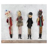 Antique Punch & Judy Puppet Marionette Set