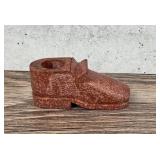 Native American Indian Pipestone Candlestick