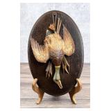 American Decoy Maker Carved Hanging Game Plaque