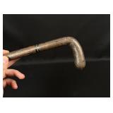 Mughal India Silver Inlaid Blackthorn Cane