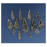 Ancient Native American Indian Arrowheads Oregon