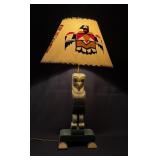 Northwest Coast Indian Totem Pole Lamp