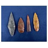 Ancient Native American Indian Arrowheads