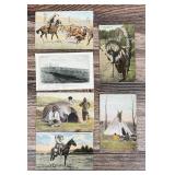 Curley Sole Survivor Custer Battle Postcard