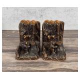 Dodge Bear in Forest Bookends