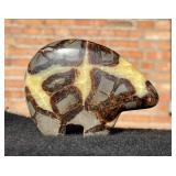 Zuni Septarian Nodule Bear Carving