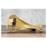 Gary Schildt Montana Painted Deer Scapula