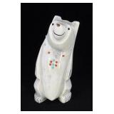 Claudia Peina Zuni Carved Antler Bear Fetish