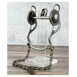 Visalia Humane Silver Mounted Cowboy Horse Bit