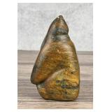 Sharon Spencer Inuit Soapstone Polar Bear Carving