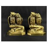 Jennings Bros Daniel French Owl Bookends