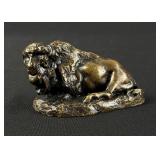 Daro Flood Reclining Buffalo Bronze