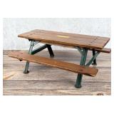 Heyer Salesman Sample Picnic Table