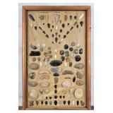 Ancient Native American Indian Arrowhead Board