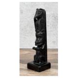 Haida Northwest Coast Argillite Totem Pole
