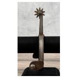 Raphael Filo Gutierrez Silver Inlaid Cowboy Spur