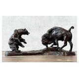 Charles M Russell The Bluffers Bronze